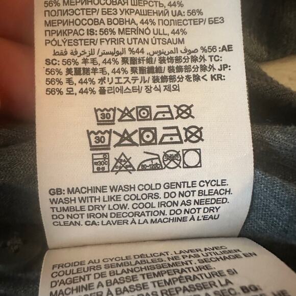 Smartwool Men's Long Sleeve Button Up Shirt Blue Heathered Gray Large - Picture 6 of 9